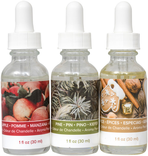 We R Memory Keepers Wick Candle Scent 1oz 3/Pkg-Holiday Cheer - WRWS-60332 We R Memory Keepers Wick Candle Scent 1oz 3/Pkg-Holiday Cheer - WRWS-60332