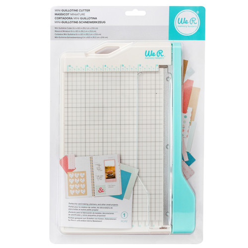 We R Mini Guillotine Paper Cutter-1 Piece - WR660093 - 633356600930
