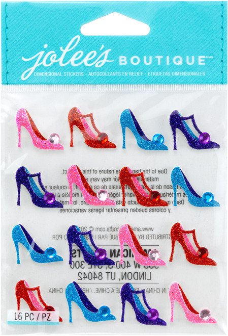 Jolee's Cabochon Dimensional Repeat Stickers-Pumps - E20757 - 015586891782