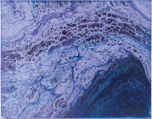 American Crafts Color Pour Pre-Mixed Paint Kit 4/Pkg-Galaxy Surge - 348502