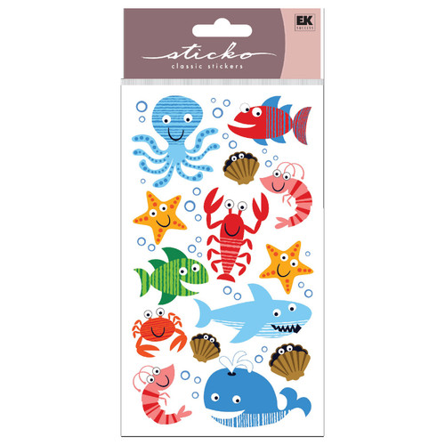 Sticko Stickers-Sea Life Fun - E5200996 - 015586897494