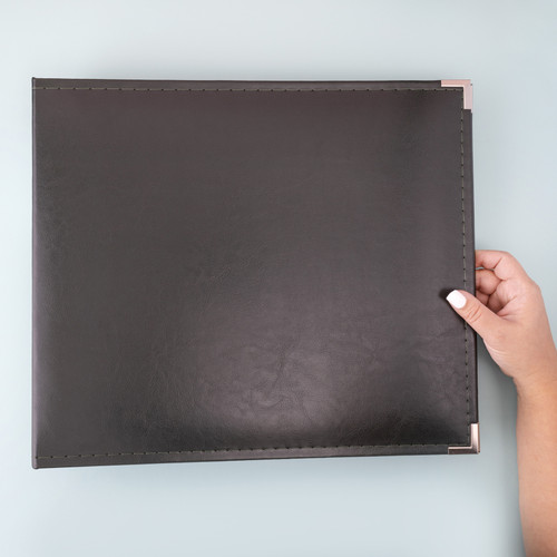 We R Classic Leather D-Ring Album 12"X12"-Black - WRRING12-60910 We R Classic Leather D-Ring Album 12"X12"-Black - WRRING12-60910