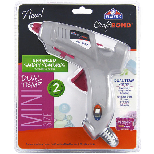 Elmer's CraftBond(R) Dual-Temp Mini Glue Gun-20 Watts - E6049 - 026000060493