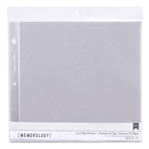 American Crafts Page Protectors Top-Loading 12"X12" 10/Pkg-(1) 12"X12" Pocket - 76711 - 718813767118