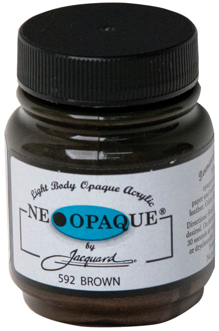 Jacquard Neopaque Acrylic Paint 2.25oz-Brown - NEOPAQUE-592 - 743772159209 Jacquard Neopaque Acrylic Paint 2.25oz-Brown - NEOPAQUE-592 - 743772159209