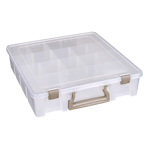 ArtBin Super Satchel w/Removable Dividers-15.25"X14"X3.5" Translucent - 9007AB - 071617005276