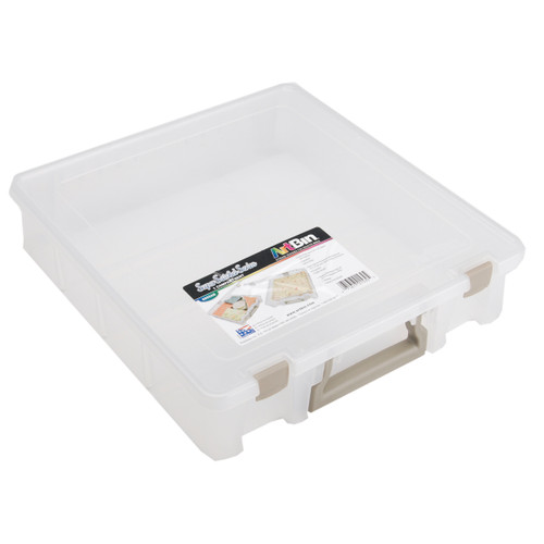 ArtBin Super Satchel Single Compartment-15.25"X14"X3.5" Translucent - 6955AB - 071617015305
