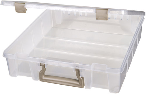 ArtBin Super Satchel Single Compartment-15.25"X14"X3.5" Translucent - 6955AB
