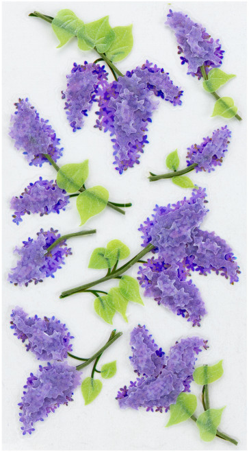 Jolee's Le Grande Dimensional Stickers-Lovely Lilacs - E5050028 Jolee's Le Grande Dimensional Stickers-Lovely Lilacs - E5050028