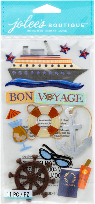 Jolee's Le Grande Dimensional Stickers-Bon Voyage - E5050085 - 015586848021