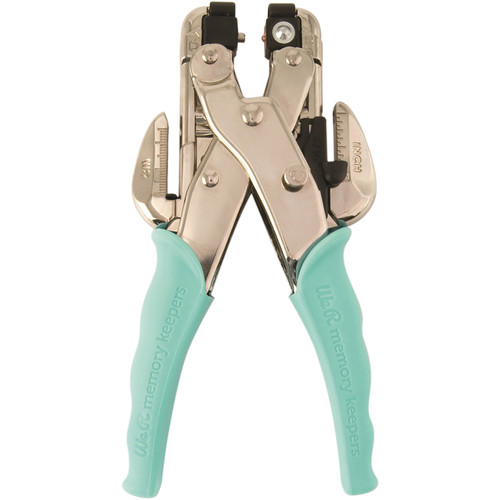 We R Crop-A-Dile Hole Punch & Eyelet Setter-Aqua - 70907