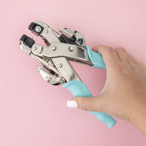 Crop-A-Dile Hole Punch & Eyelet Setter-Aqua - 70907 Crop-A-Dile Hole Punch & Eyelet Setter-Aqua - 70907