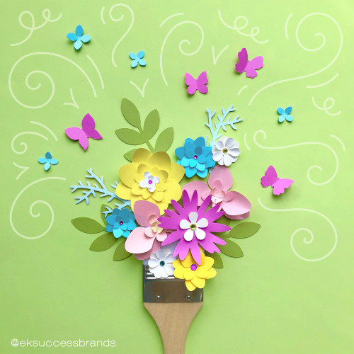 EK Large Punch-Confetti Hydrangea - E5430328