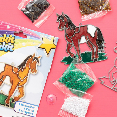 Colorbok Makit & Bakit Suncatcher Kit-Horse - 5A003136-48945
