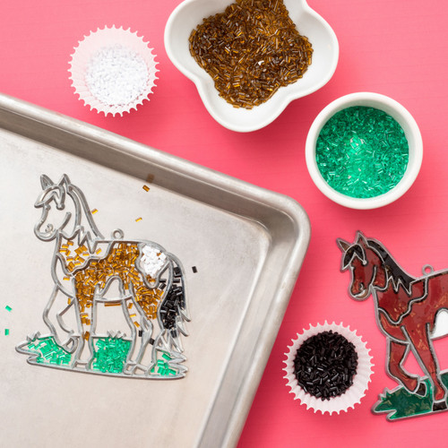 Colorbok Makit & Bakit Suncatcher Kit-Horse - 5A003136-48945