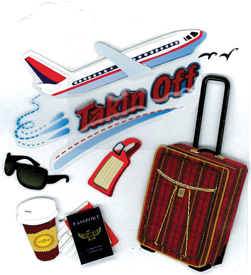 Jolee's Boutique Dimensional Stickers-Taking Off - SPJB-809 Jolee's Boutique Dimensional Stickers-Taking Off - SPJB-809