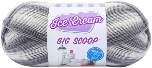Lion Brand Ice Cream Big Scoop Yarn-Cookies & Cream - 922-200 - 023032018362