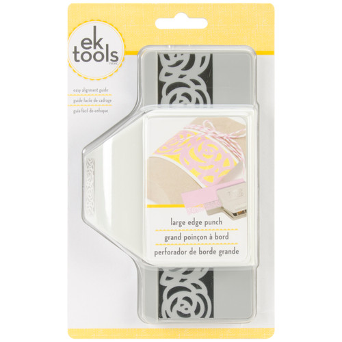 Large Edge Punch-Rose Chain, 1.25"X2.5" - E5450132 - 015586968071