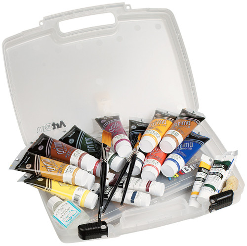 ArtBin Quick View Carrying Case-17"X3.875"X12.375" Translucent - 8017AB ArtBin Quick View Carrying Case-17"X3.875"X12.375" Translucent - 8017AB