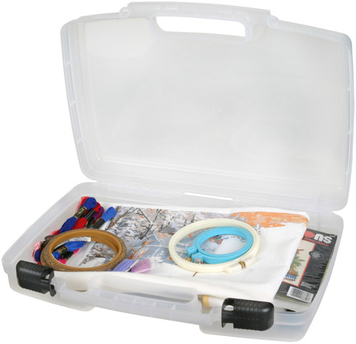 ArtBin Quick View Carrying Case-17"X3.875"X12.375" Translucent - 8017AB ArtBin Quick View Carrying Case-17"X3.875"X12.375" Translucent - 8017AB