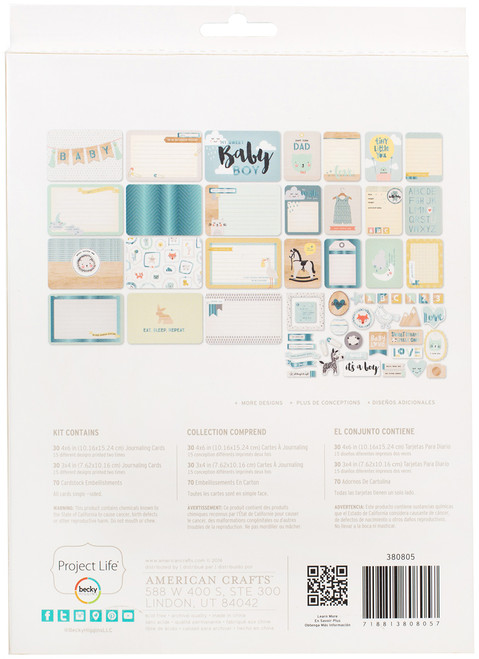 Project Life Value Kit 71/Pkg-Little You Boys - 380805