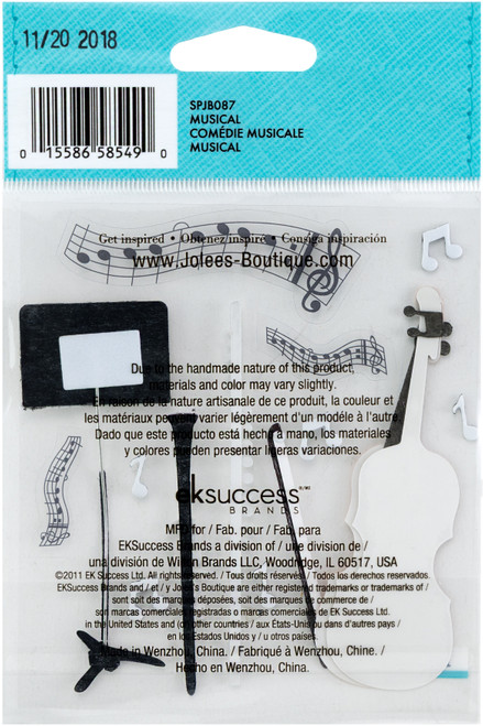 Jolee's Boutique Dimensional Stickers-Musical Trio - SPJB-087