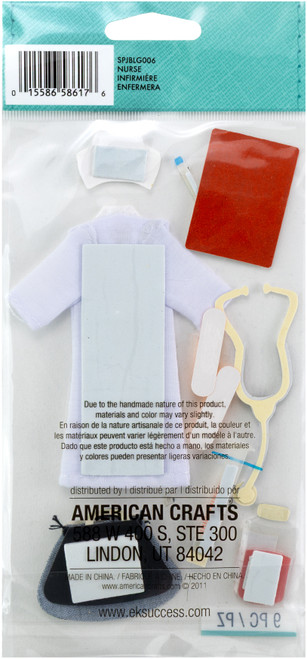 Jolee's Le Grande Dimensional Stickers-Nurse - JBLG006