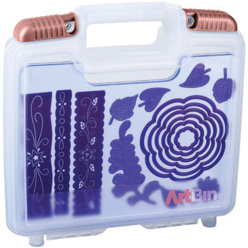 ArtBin Magnetic Die Storage W/3 Sheets-10.25"X3.25"X9.625" Translucent - 6978AB