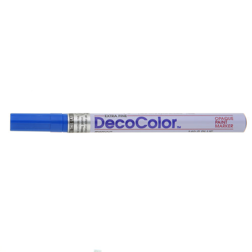 Uchida DecoColor Extra Fine Oil-Based Opaque Paint Marker-Blue - DCEFP-S-3 - 028617140315