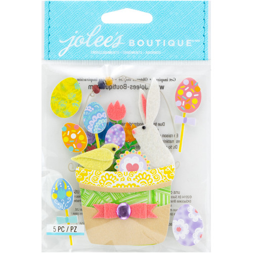 Jolee's Boutique Dimensional Stickers-Easter Basket - E5021767 - 015586986396