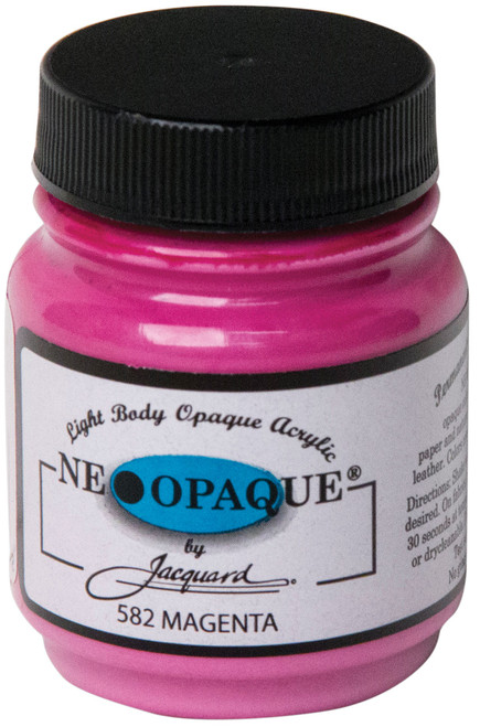 Jacquard Neopaque Acrylic Paint 2.25oz-Magenta - NEOPAQUE-582 - 743772158202