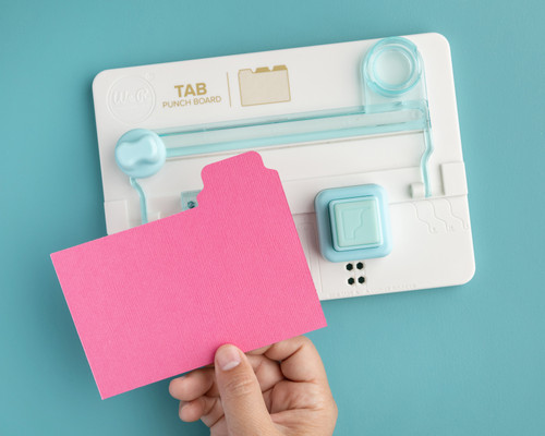 We R Memory Keepers Tab Punch Board-8.51"X9.26" - 663105