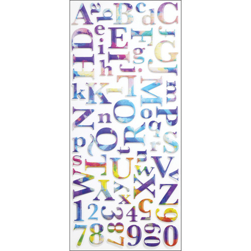 Sticko Alphabet Stickers-Watercolor - E5210162 - 015586927801