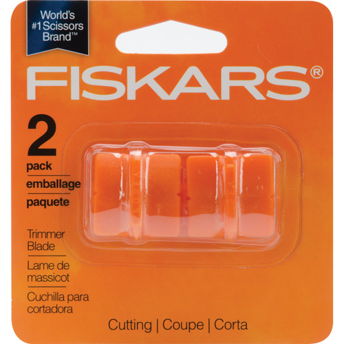 Fiskars Paper Trimmer Replacement Blades 2/Pkg-Straight, Style G - G9596 - 078484095966