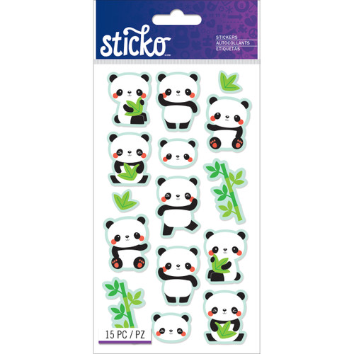 Sticko Stickers-Rolly Polly Panda - E5201276 - 015586828900