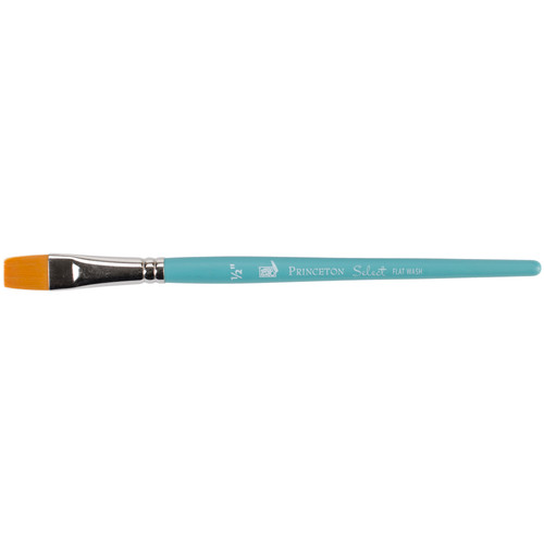 Princeton Select Synthetic Brush-Flat Wash 1/2" Width - FW-050 - 757063375469