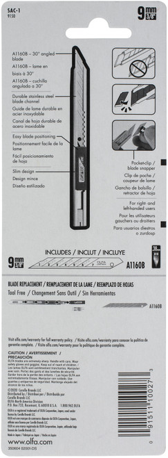 OLFA Stainless Steel Precision Snap-Off Knife- - 9150 OLFA Stainless Steel Precision Snap-Off Knife- - 9150