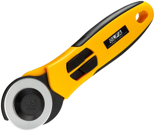 OLFA Quick-Change Rotary Cutter w/Dual Blade Guard 45mm- - RTY2/NS OLFA Quick-Change Rotary Cutter w/Dual Blade Guard 45mm- - RTY2/NS