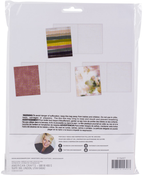 Heidi Swapp Storyline Chapters Insert Book Set-Mount - HS315657