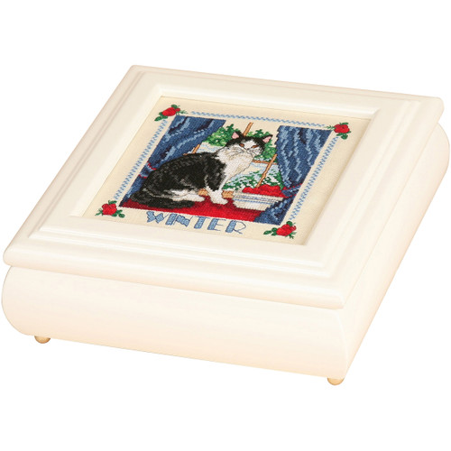 Sudberry House White Betsy Square Box 8"X8"X2.75"-Design Area 5"X5" - 99522