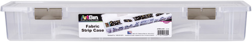 ArtBin Fabric Strip Case-24"x4"x3.5" Translucent - 6999AB