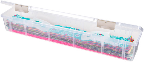 ArtBin Fabric Strip Case-24"x4"x3.5" Translucent - 6999AB ArtBin Fabric Strip Case-24"x4"x3.5" Translucent - 6999AB