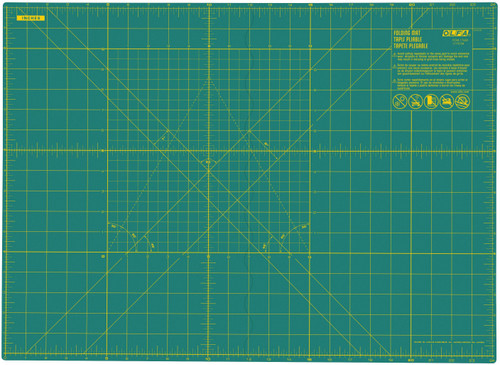 OLFA Folding Cutting Mat 17"X24"- - 1119734