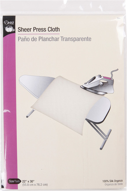Dritz Sheer Press Cloth 22"X30"- - 594 - 072879271638