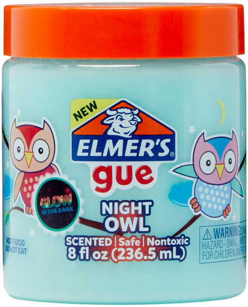Elmer's Gue Pre-Made Slime 8oz-Night Owl - 21105-37178 - 026000191494