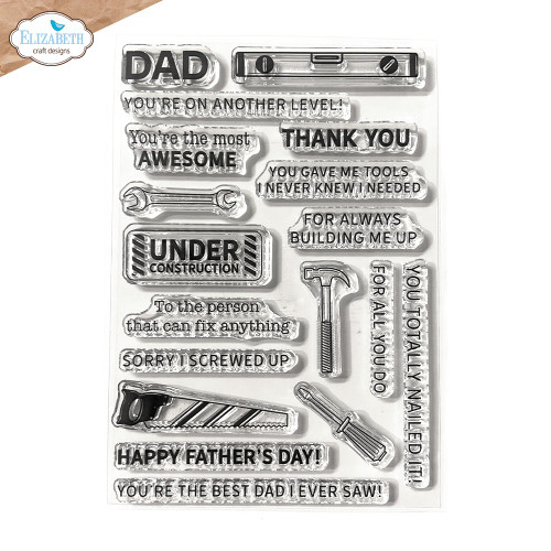 Elizabeth Craft Cute & Whimsical Stamps-Best Dad - 5A0039DZ-1H8MG - 741527318291 Elizabeth Craft Cute & Whimsical Stamps-Best Dad - 5A0039DZ-1H8MG - 741527318291