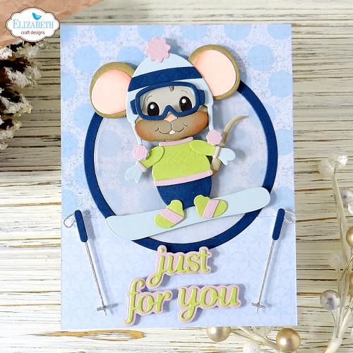 Elizabeth Craft Cute & Whimsical Die-Little Mouse Winter Accessories - 5A0039DX-1H8MH Elizabeth Craft Cute & Whimsical Die-Little Mouse Winter Accessories - 5A0039DX-1H8MH