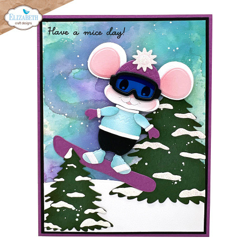 Elizabeth Craft Cute & Whimsical Die-Little Mouse Winter Accessories - 5A0039DX-1H8MH Elizabeth Craft Cute & Whimsical Die-Little Mouse Winter Accessories - 5A0039DX-1H8MH