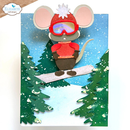 Elizabeth Craft Cute & Whimsical Die-Little Mouse Winter Accessories - 5A0039DX-1H8MH Elizabeth Craft Cute & Whimsical Die-Little Mouse Winter Accessories - 5A0039DX-1H8MH
