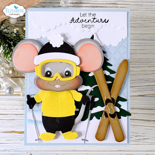 Elizabeth Craft Cute & Whimsical Die-Big Mouse Winter Accessories - 5A0039F4-1H8MC Elizabeth Craft Cute & Whimsical Die-Big Mouse Winter Accessories - 5A0039F4-1H8MC